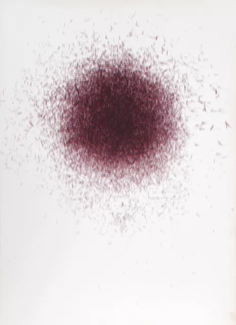 Pol Bury, Deux Traits II, Lithographie, Signée Et Numéroté En Crayon