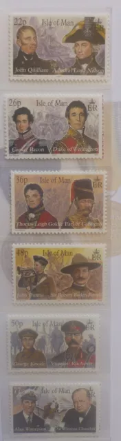 2000 Isle Of Man Isle Of Man At War Set 6 Mint Stamps Mnh