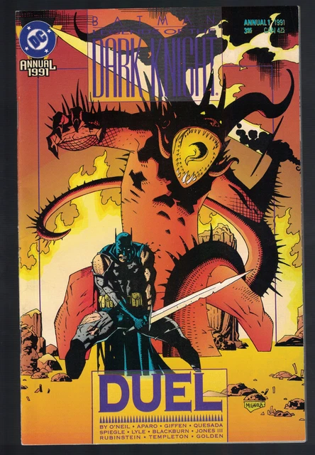 DC Comics BATMAN LEGENDS OF THE DARK KNIGHT - DUEL - DC COMIC ANNUAL #1 - 1991