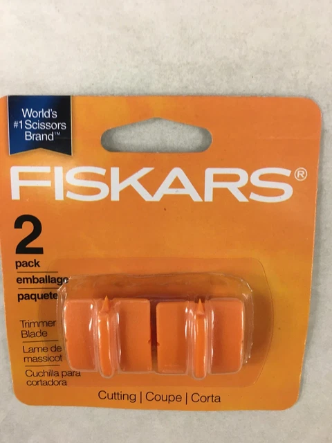 Fiskars Paper Trimmer Replacement Blades 2/Pkg Straight, Style G9596 Fiskars Paper Trimmer Replacement Blades 2/Pkg Straight, Style G9596