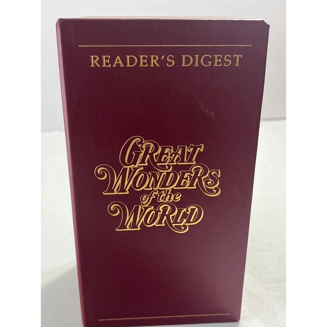 VTG READERS DIGEST Great Wonders of the World VHS 3 Tape Box Set 93 ...
