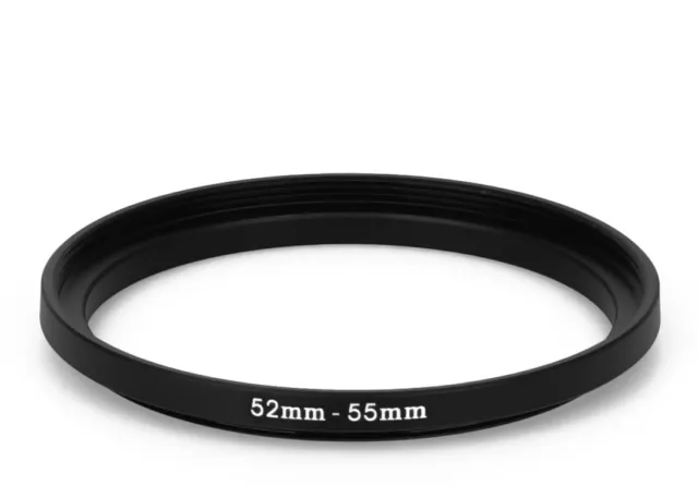 52 mm - 55 mm Filter Adapter Step-Up Adapter Filteradapter Step Up 52-55