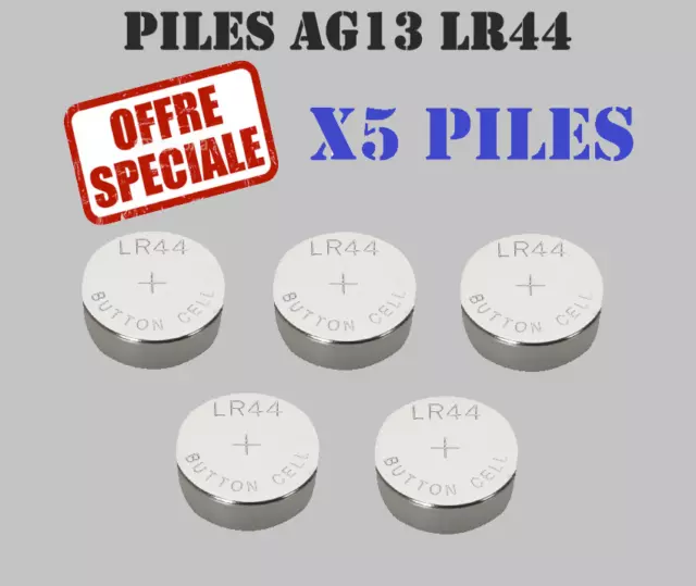 2x 5x 10x Pile Bouton AG10 1,5V Alkaline + 0% Mercure G10 LR1130 LR54