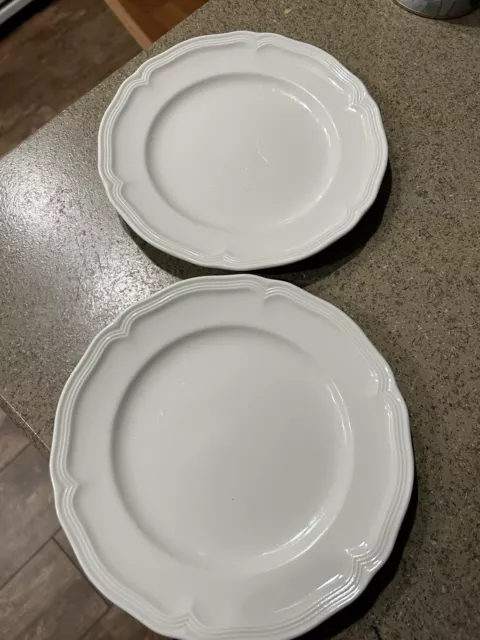 Villeroy & Boch Manoir  White Set Of 2 Salad Plates