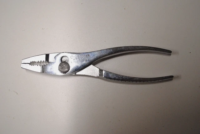 Crescent thin nose 6" slip joint pliers L-26 *VINTAGE USA MADE*