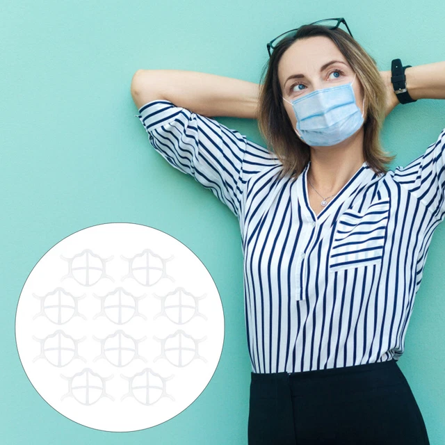 10 pz Supporto Maschera 3d Naso Pad Ponte Naso Demister Occhiali Maschera Plug-in