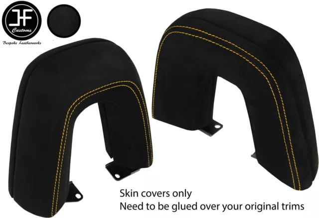 Yellow Stitching Roll Over Bar Luxe Suede Covers Fits Bmw Z4 E89 2009-2016