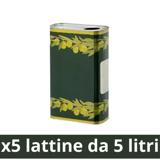 Latte Per Olio 5 Litri IN VENDITA! - PicClick IT