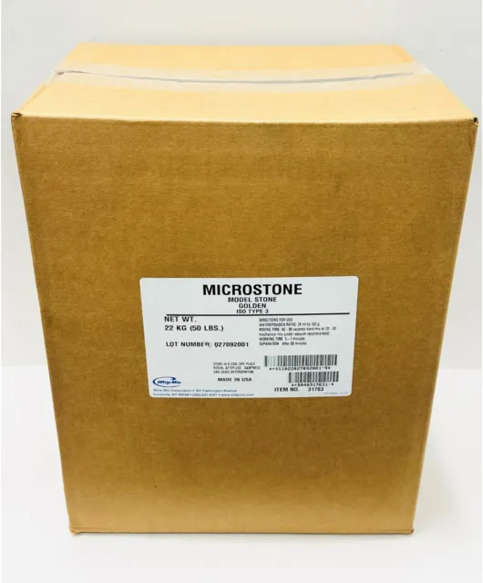 *1-Piece* Whip Mix Microstone Model Stone Golden ISO Type 3 50 LBS 31763