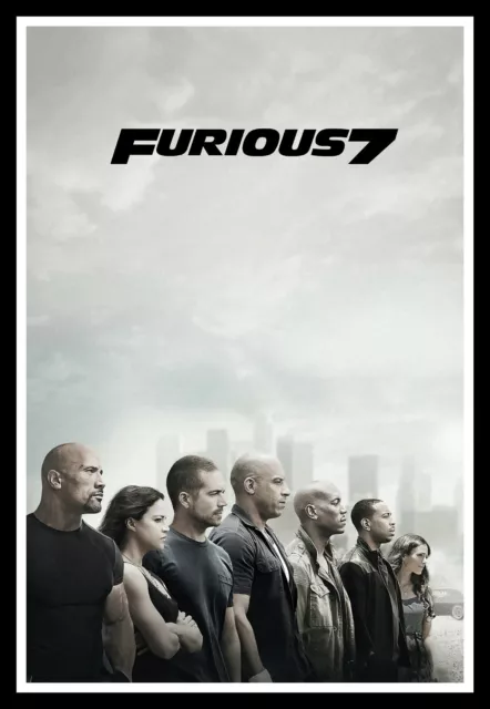 Fast And The Furious - Furious 7 Movie Poster Print & Unframed Canvas Prints