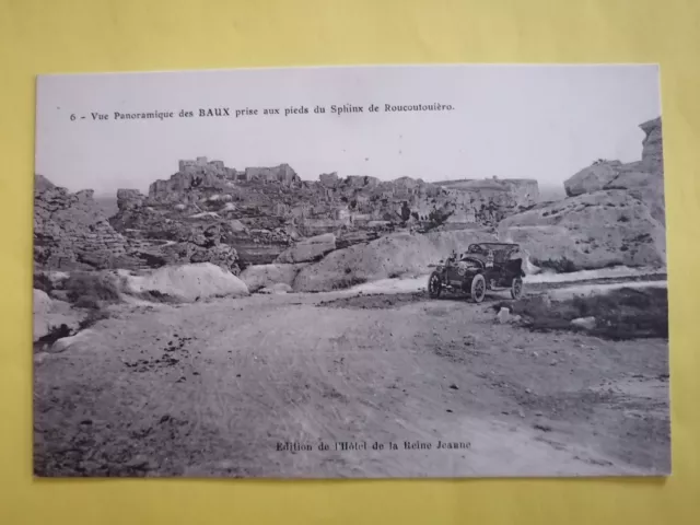CPA 13 - LES LEASES de PROVENCE taken at the feet of the SPHINX Automobile Car
