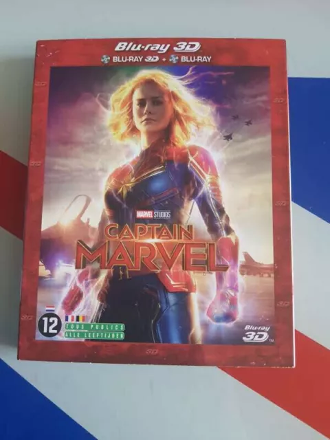 COMBO 3D + 2D Captain Marvel (Brie Larson, Samuel L. Jackson)