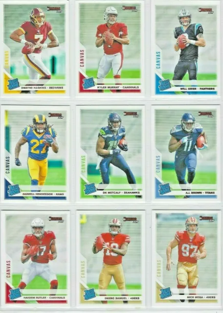 2019 Donruss "Canvas Rated Rookies" Complete Your Set  (19 Dfcrr 1)
