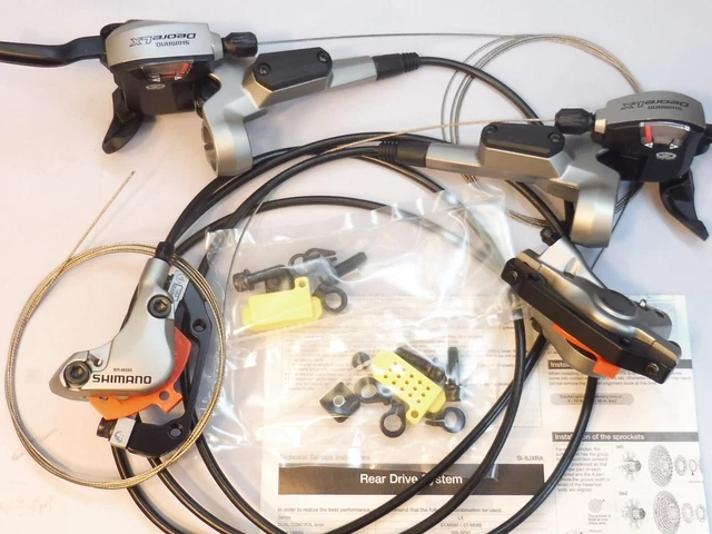 Shimano Deore LX Hydraulic Dual Shimano ST-M585 BR-M585 Deore LX