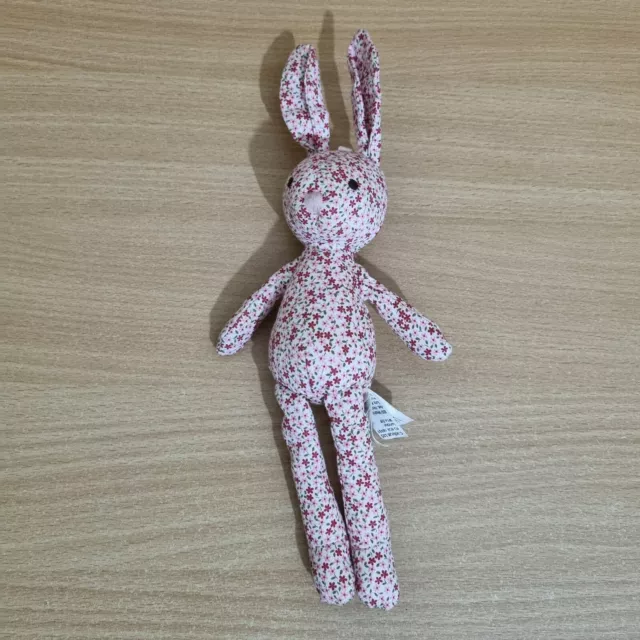LITTLE JELLYCAT J3121 White Floral 10 Petal Bunny Rattle Chime Internal Bell 14.99 PicClick UK
