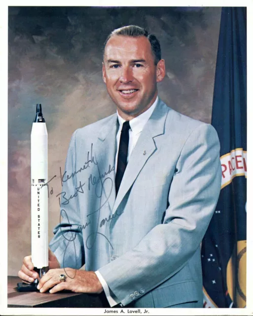James Arthur Jim Lovell Astronaute Autographe Nasa USA Apollo 13