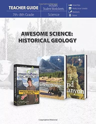 AWESOME SCIENCE: HISTORICAL GEOLOGY TEACHER GUIDE By Books **Mint Condition**