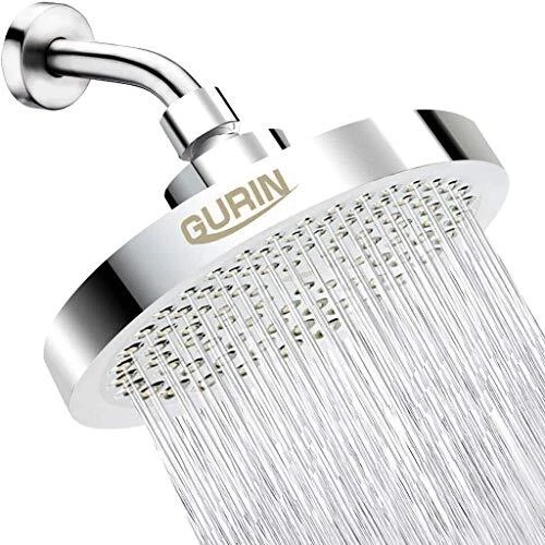 Shower Head High Pressure Rain Luxury Bathroom Showerhead Chrome Plated 2.5 GPM