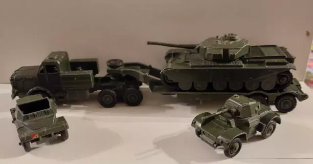 Dinky Toys Vintage Diecast Joblot Of Military Vehicles X Four . No 4