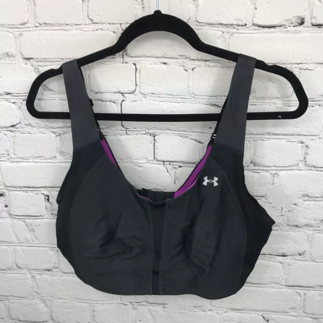 Under Armour Bra Womens 38DD Sports Bra Wireless Unlined Unpadded Stretch