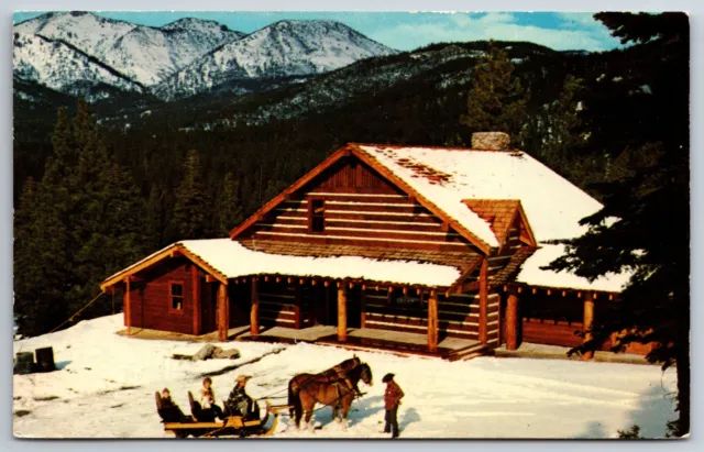 Incline Village Nevada~Ponderosa Ranch in Winter~Bonanza~Horse Drawn Sleigh~'60s