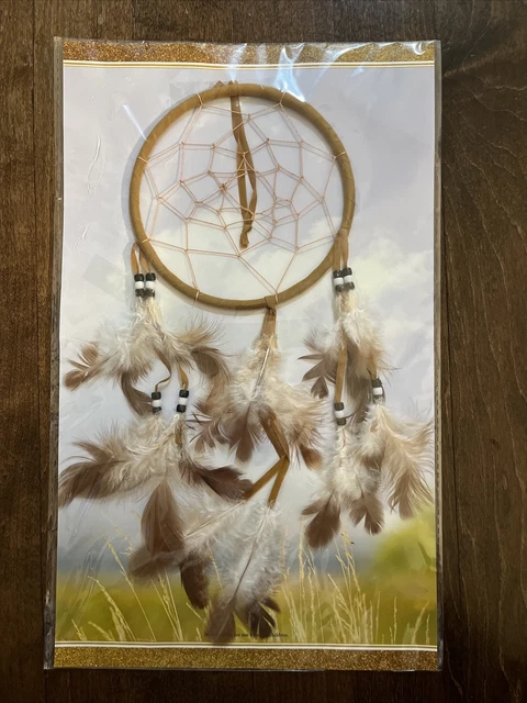 Dream Catcher, White,Brown& Black, St. Joseph's Indian School, New