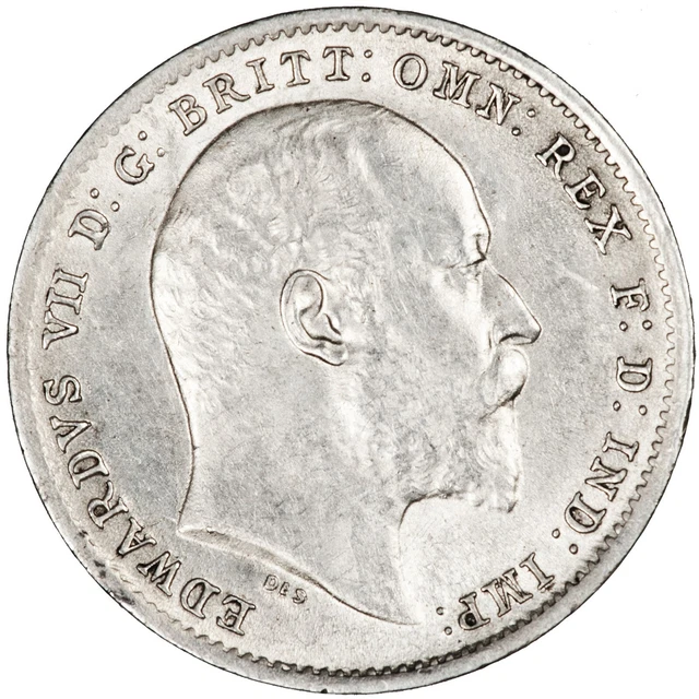 Great Britain 1902 3 Pence BU
