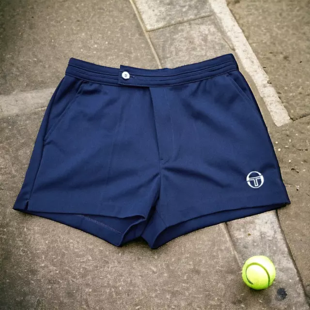 Sergio Tacchini Short Tennis Vintage 90S Made IN Italy Taille 46 (XS-S) 2