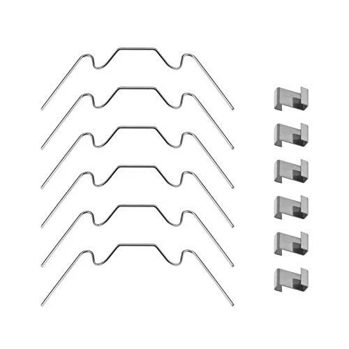 100pcs Clip de Serre Vitrage 50 W et 50 Z Clips de Fixation en Acier Inoxydab...