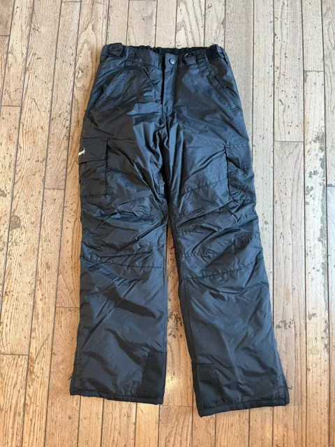 SkiGear Black Snow Ski Pants Youth Size Large Kids Boys Girls Unisex