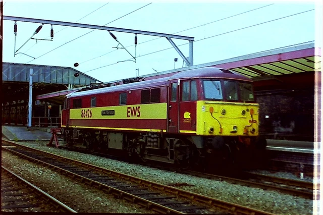 35MM RAILWAY COLOUR Negative Class 86 426 at Crewe £1.75 - PicClick UK