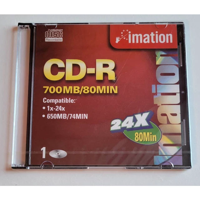 Imation CD-R 700MB Disk NEW SEALED