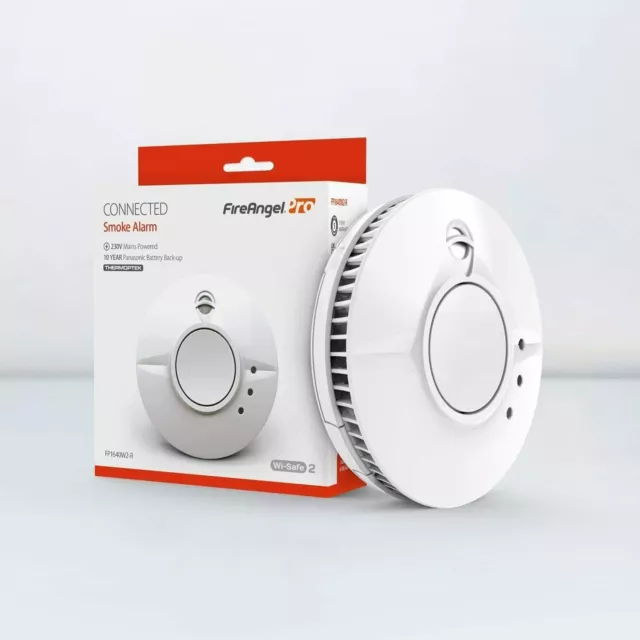 FireAngel W2-CO-10XQ Wi-Safe 2, 10 Year Battery CO Alarm 