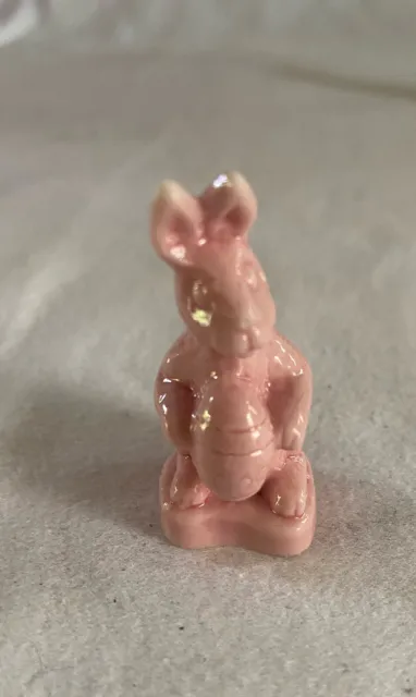 Wade Whimsies Miniature Porcelain Red Rose Tea Easter Bunny Rabbit Figurine