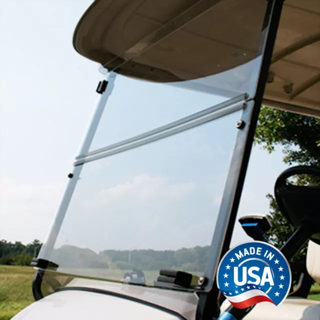 Yamaha G29 / Drive Clear Impact Modified Fold Down Golf Cart Windshield
