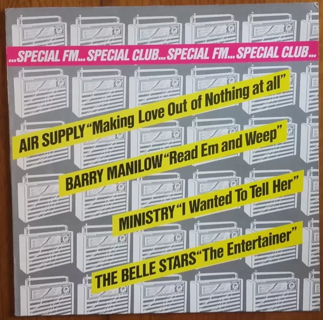 DISQUE MAXI 45t 12" SPECIAL FM...SPECIAL CLUB (PROMO 4 titres) POP FRANCE 1987