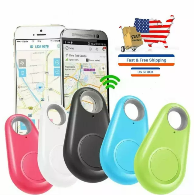 Mini Pet Dog Cat Bluetooth Locator Tracker Tracking Anti-Lost Device 【US STOCK】