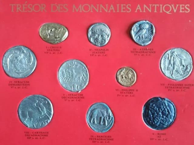 Le Tresor Des Monnaies Antiques I à X Collection BP