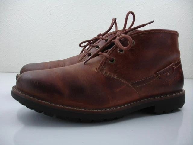 CLARKS MONTACUTE DUKE Brown Leather Brown Leather Chukka  display picture 2