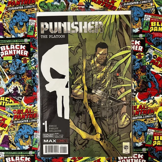 Punisher The Platoon #1 Marvel MAX Comics Garth Ennis Goran Parlov