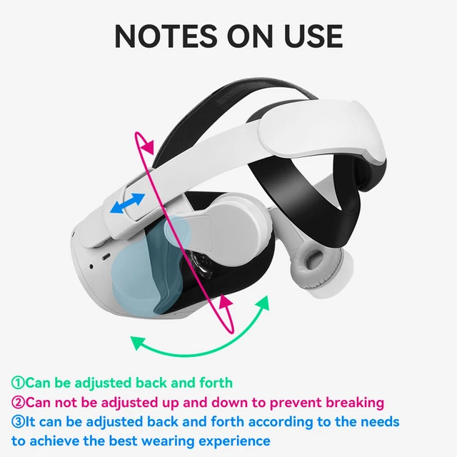 1 Pair Ear Cover Adjustable Easy Installation VR Headset Anti-noise Protection