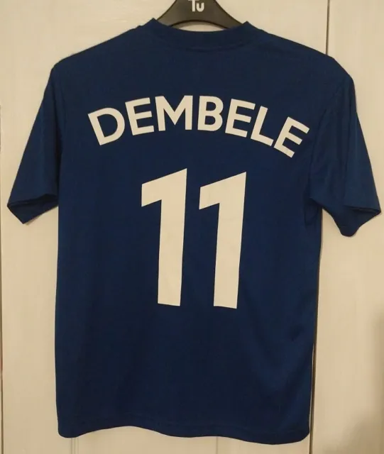 France Football National Team Home Training Shirt Jersey Top Small S #11 Dembele