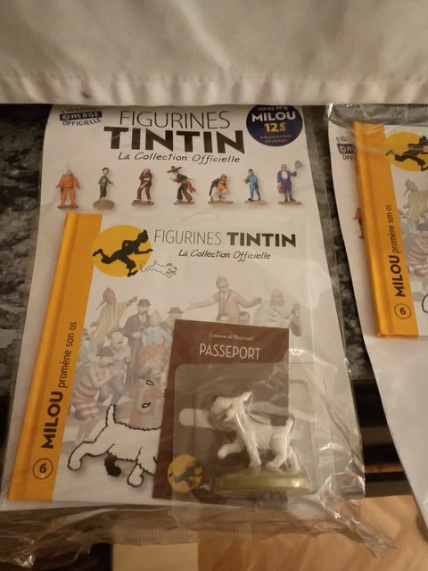 FIGURINE TINTIN COLLECTION officielle n°61 Milou en manteau de fourrure