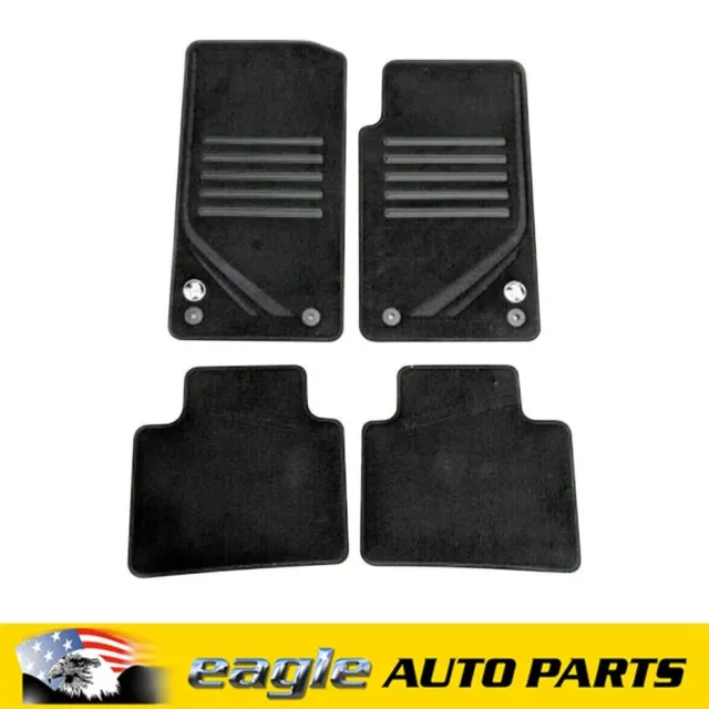 Holden VF SS SSV Redline Commodore Floor Mats Set Jet Black Genuine GM