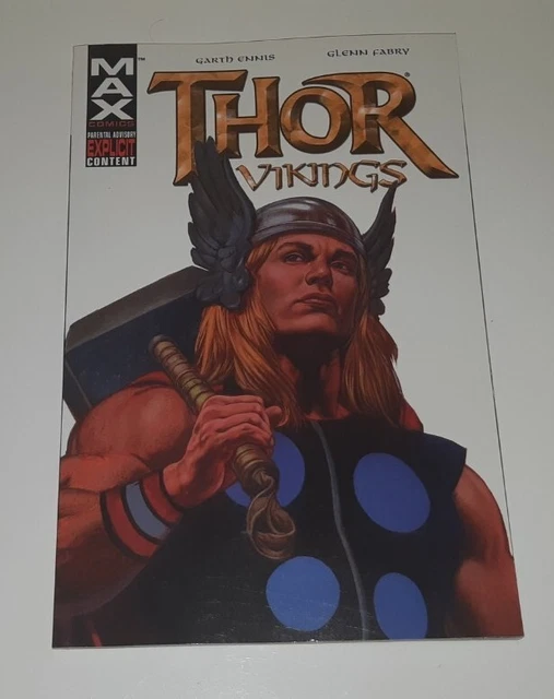Thor Vikings Graphic Novel by Garth Ennis Marvel Max 2004 1st Edition RARE OOP