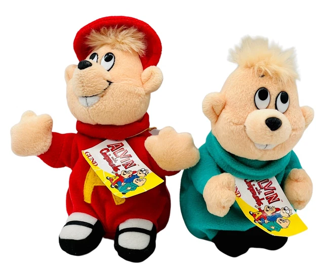 GUND ALVIN THEODORE Chipmunks Plush 7 inch Bean Bag 1988 Tags Stuffed