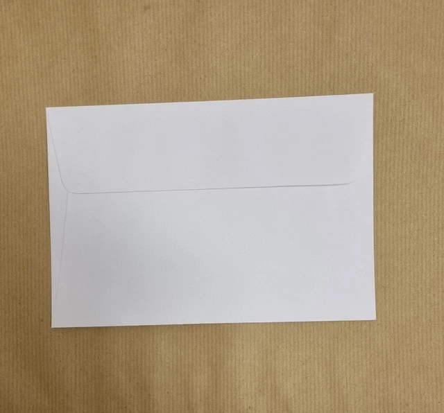 65 Buste Bianche 12X17,5 ideali per inviti speciali art. 63