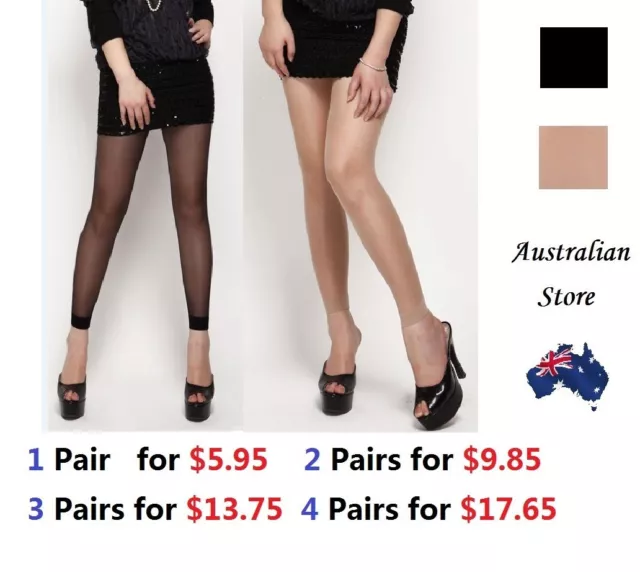 Ladies WOMEN Sexy Sheer FOOTLESS  TIGHTS  PANTYHOSE STOCKINGS Hosiery