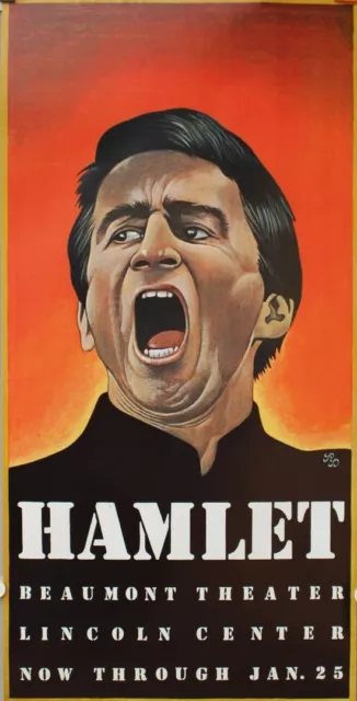 Original Plakat - HAMLET - Beaumont Theater - Lincoln Center