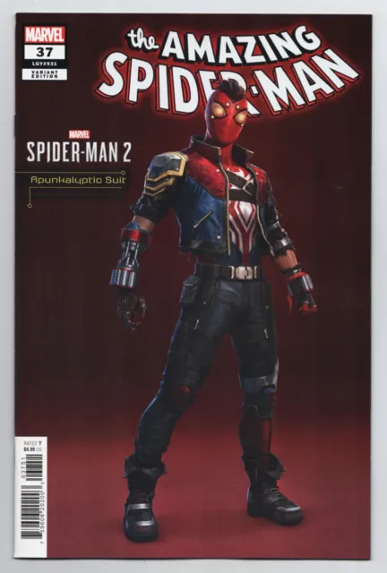 Amazing Spider-Man #37 Apunkalyptic Suit Video Game Variant (Marvel, 2023) VF/NM